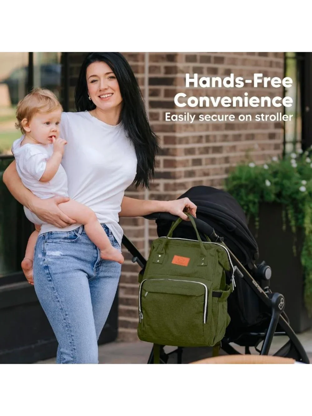 Large Waterproof Baby Diaper Bag Backpack | Multi-Functional Travel Essentials